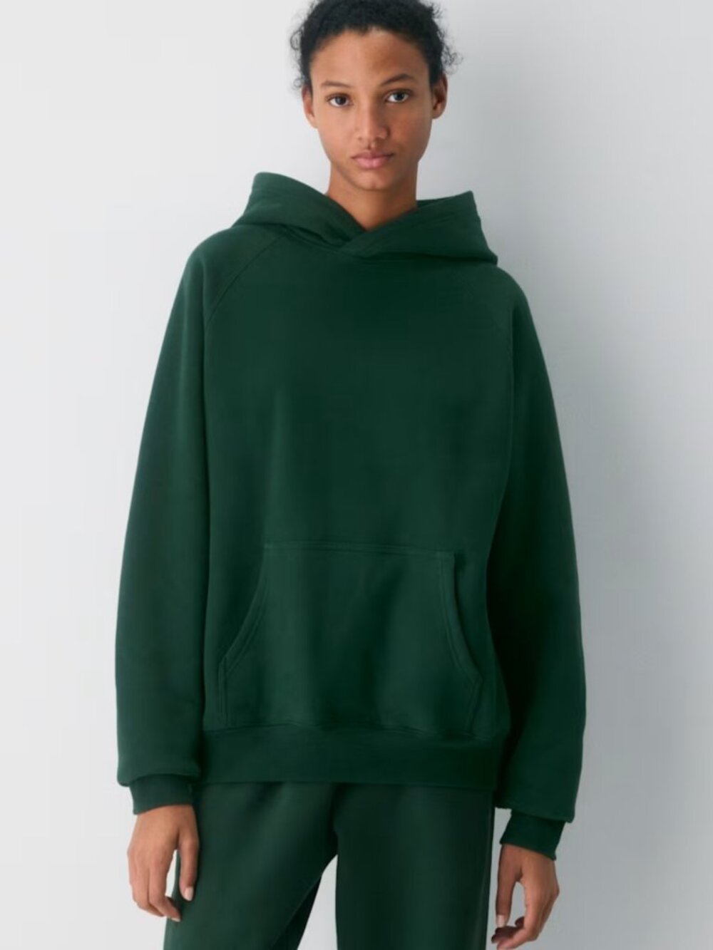 NWT Aritzia Sweatfleece MEGA RAGLAN Scarab XL